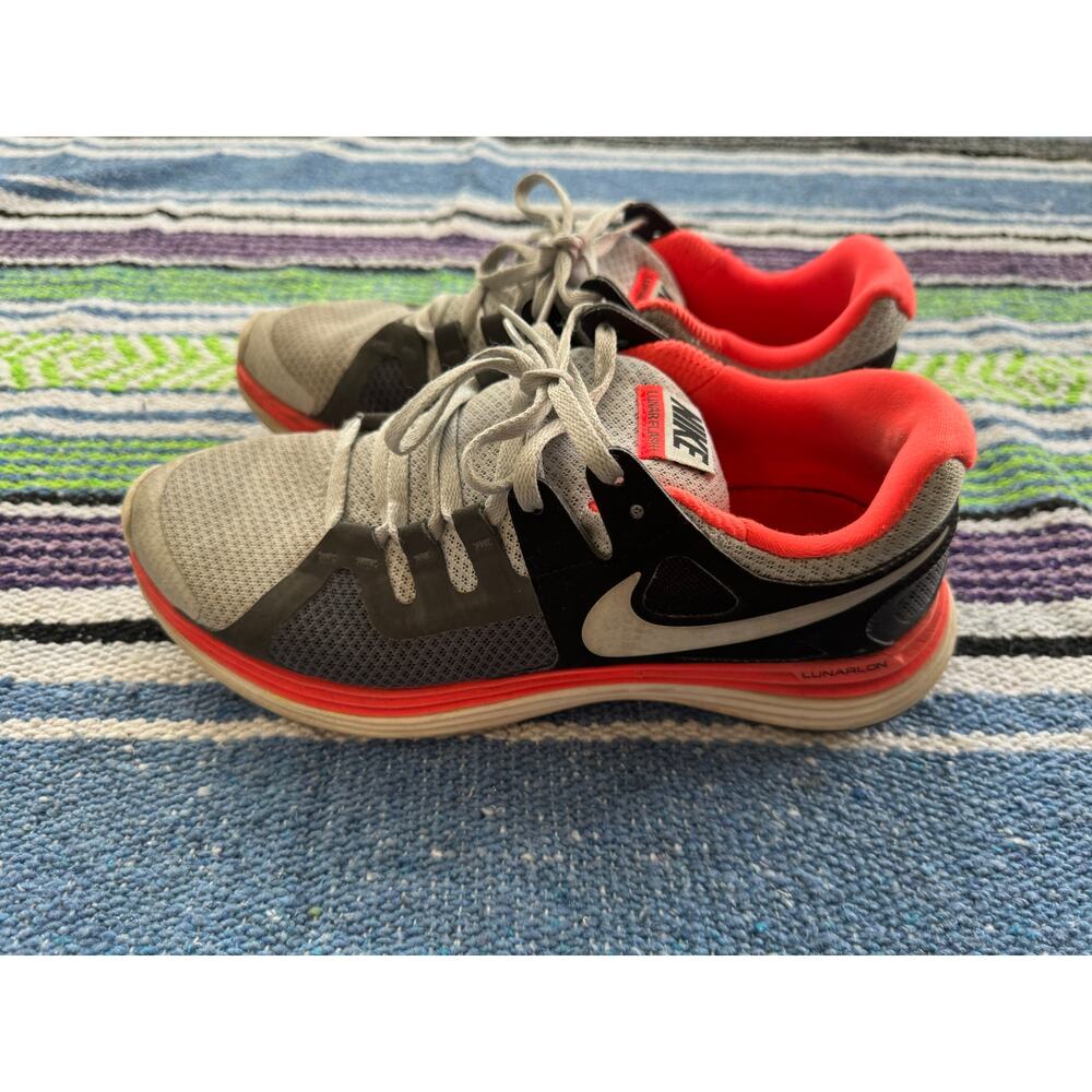 Nike Lunar Flash Orange Shoes 7.5 - Picture 3 of 7
